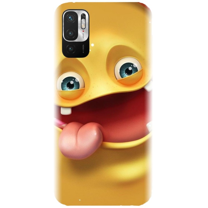 Силиконов капак, съвместим с Xiaomi Redmi Note 10 4g - модел Cute Monster