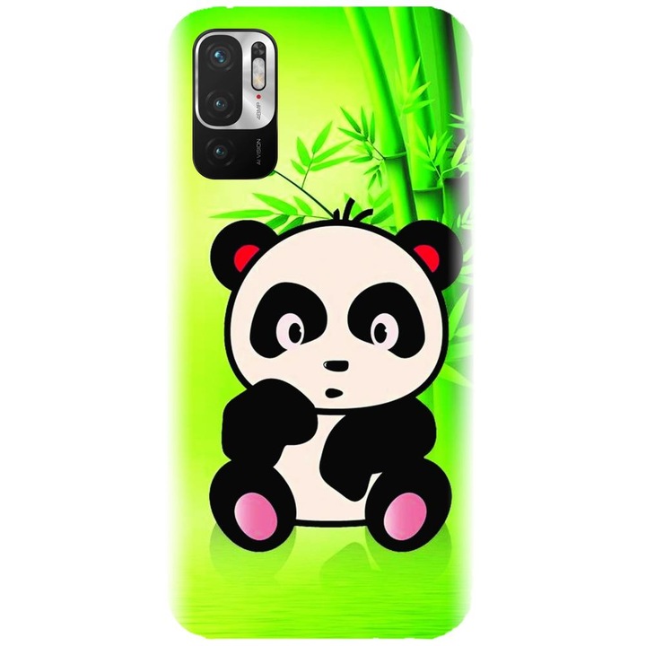 Силиконов кейс съвместим с Xiaomi Redmi Note 10 4g - модел X Cute Panda