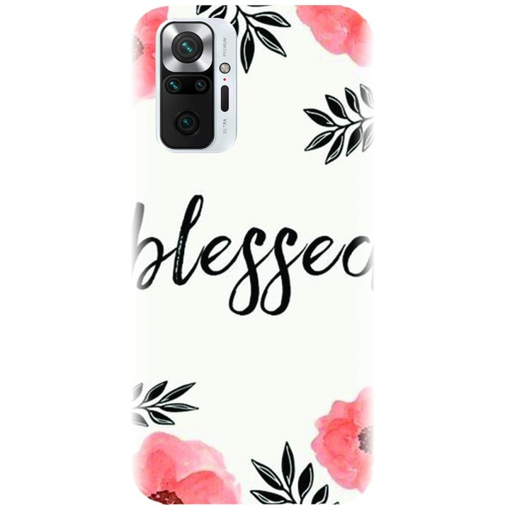Силиконов капак, съвместим с Xiaomi Redmi Note 10 Pro - модел Blessed