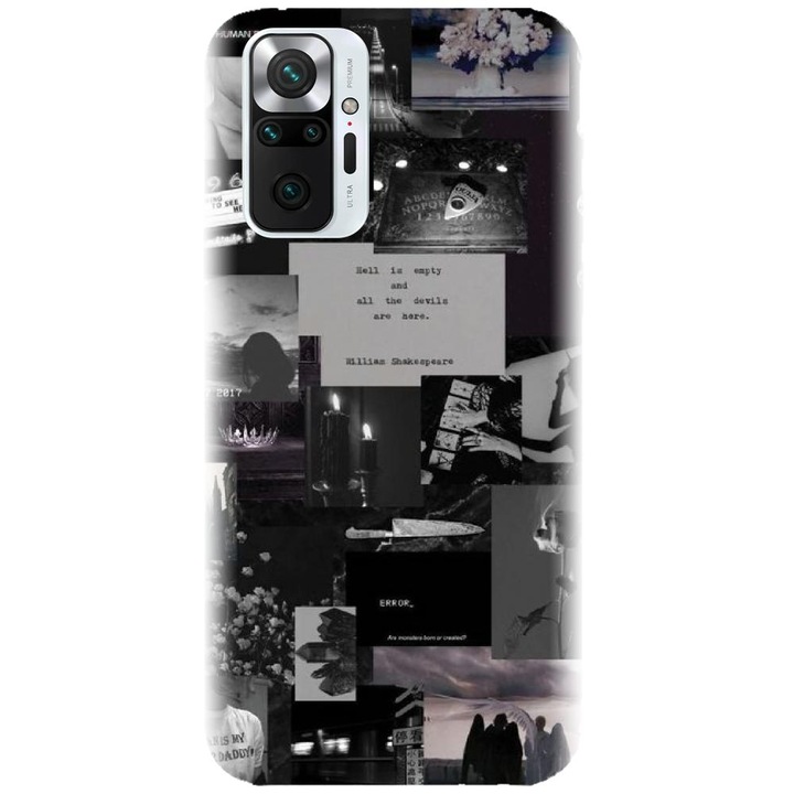 Силиконов капак, съвместим с модел Xiaomi Redmi Note 10 Pro - Collage Error