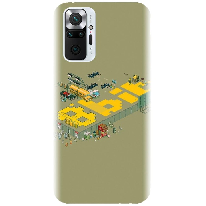 Силиконов капак, съвместим с Xiaomi Redmi Note 10 Pro - 8 Bit модел