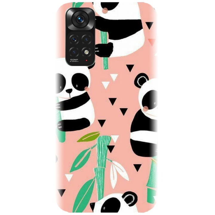 Силиконов кейс съвместим с Xiaomi Redmi Note 11s 4g - Baby panda 001 модел