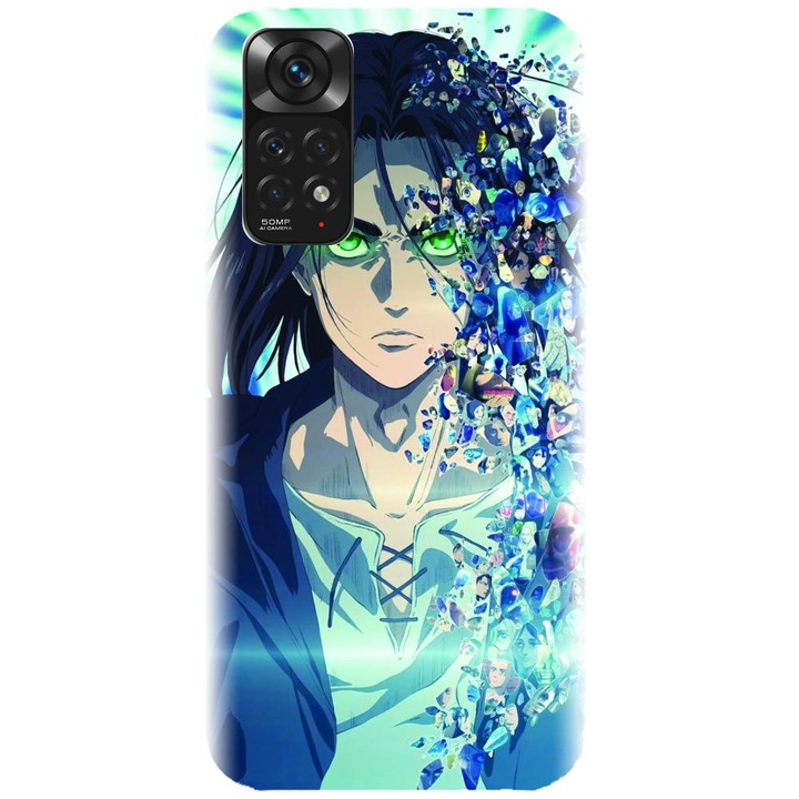 Силиконов кейс съвместим с Xiaomi Redmi Note 11s 4g - Аниме модел Aot CSR 1300