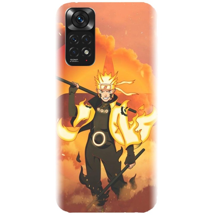 Силиконов капак, съвместим с Xiaomi Redmi Note 11s 4g - модел Наруто Узумаки