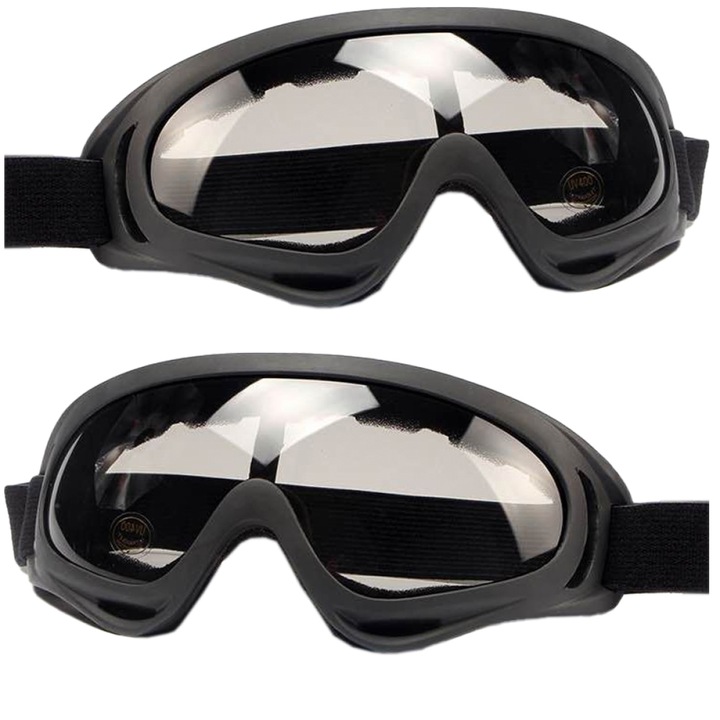 Ochelari de soare, protectie UV, anti-ceata, compatibili cu casca, unisex