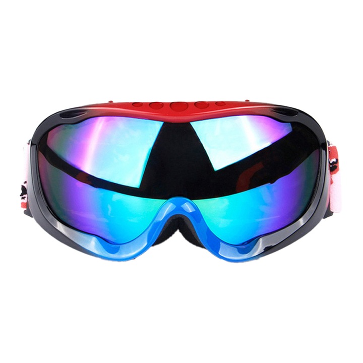 Set Ochelari de Schi Anti-Ceata, Protectie UV, Reglabili, Multicolor, pentru Familie