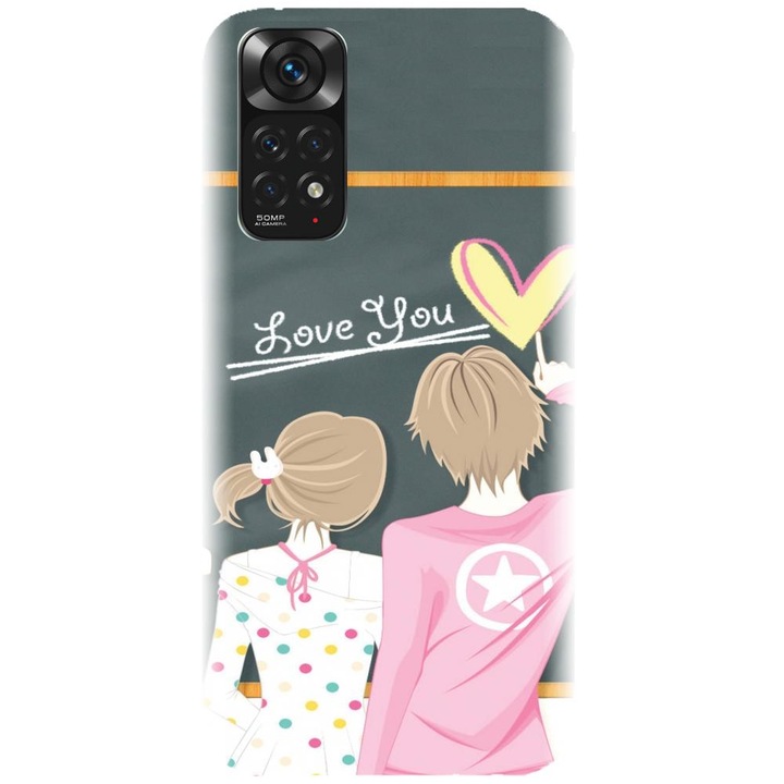 Силиконов кейс съвместим с Xiaomi Redmi Note 11s 4g - Училищен модел