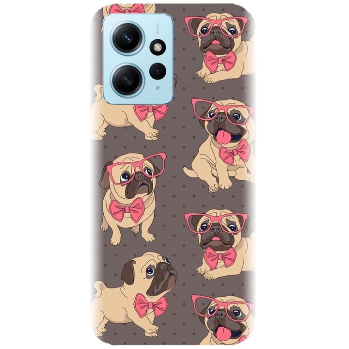 Husa din silicon compatibila cu Xiaomi Redmi Note 12 4g - model Puppy