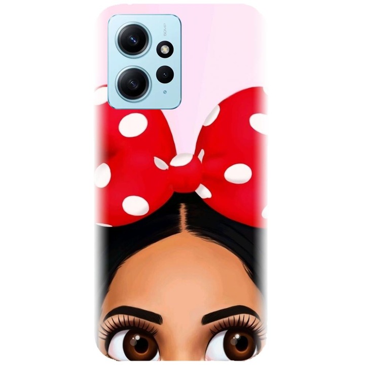 Силиконов капак, съвместим с Xiaomi Redmi Note 12 4g - модел Anime Art Girl