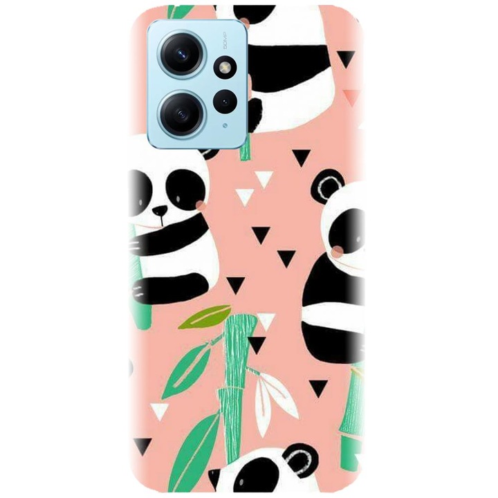 Силиконов капак, съвместим с Xiaomi Redmi Note 12 4g - модел Baby panda 001