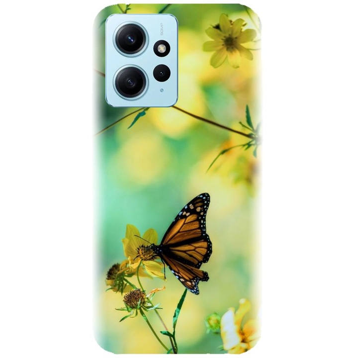 Силиконов капак съвместим с Xiaomi Redmi Note 12 4g - модел Butterfly 001