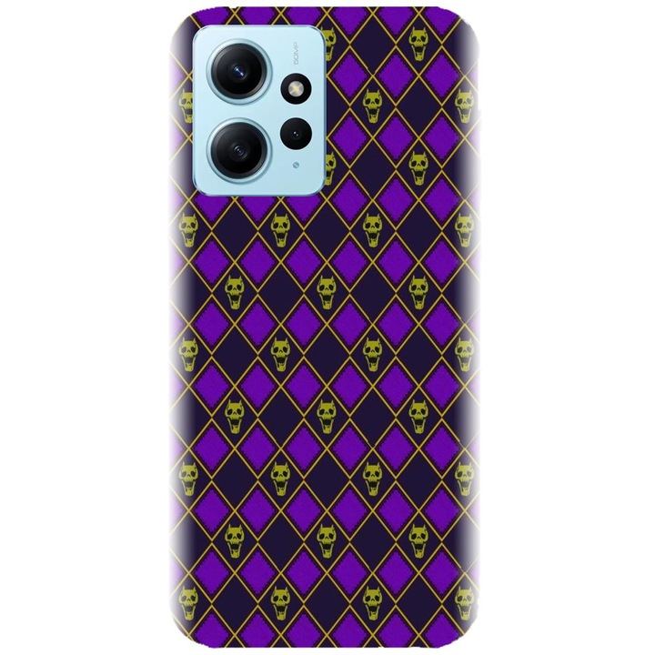 Силиконов калъф, съвместим с Xiaomi Redmi Note 12 4g - модел Yoshikage Pattern
