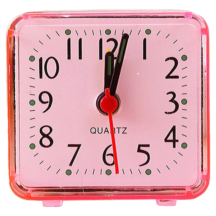 Ceas decorativ analog, silentios, 5,9x5,5x2,2cm