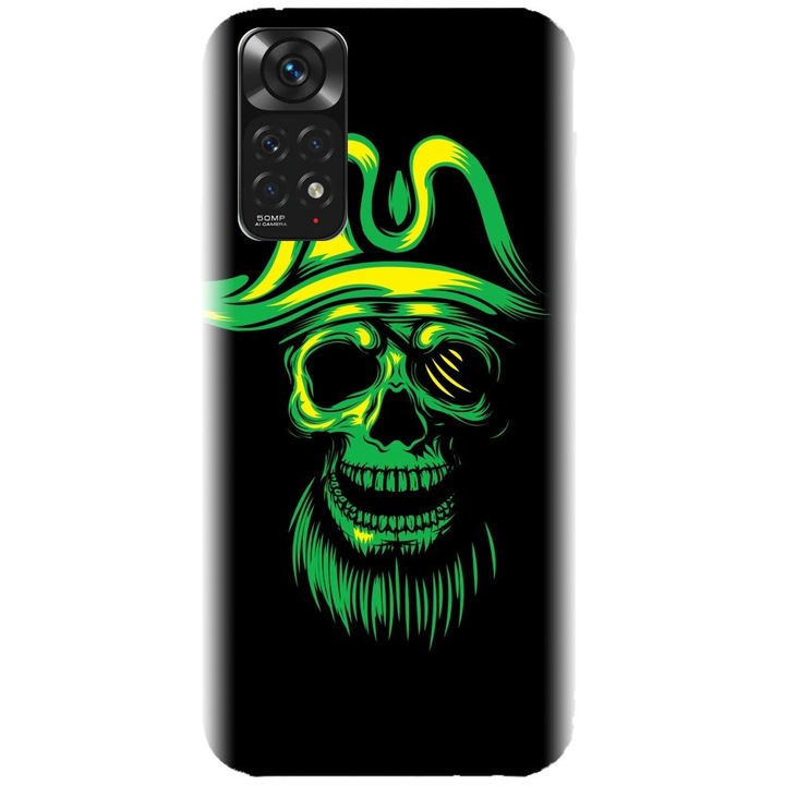 Силиконов капак, съвместим с Xiaomi Redmi Note 11s 4g - модел Пиратски череп