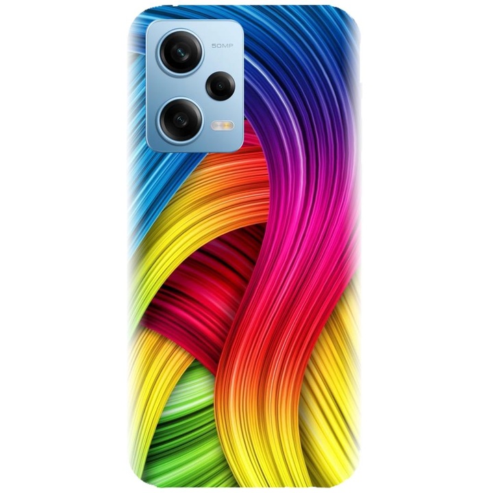 Husa din silicon compatibila cu Xiaomi Redmi Note 12 Pro Plus - model Culori