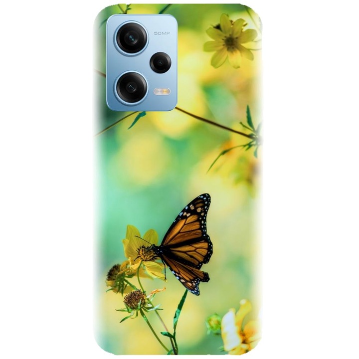 Husa din silicon compatibila cu Xiaomi Redmi Note 12 Pro Plus - model Butterfly 001