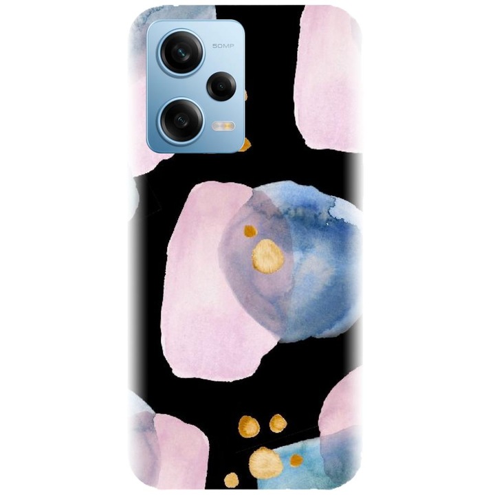 Husa din silicon compatibila cu Xiaomi Redmi Note 12 Pro Plus - model Pete De Vopsea