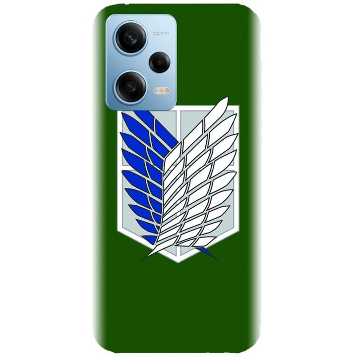 Husa din silicon compatibila cu Xiaomi Redmi Note 12 Pro Plus - model Survey Corps