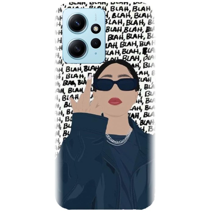 Husa din silicon compatibila cu Xiaomi Redmi Note 12 4g - model Girl Power