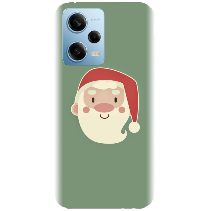 Husa din silicon compatibila cu Xiaomi Redmi Note 12 Pro Plus - model Cute Santa Claus
