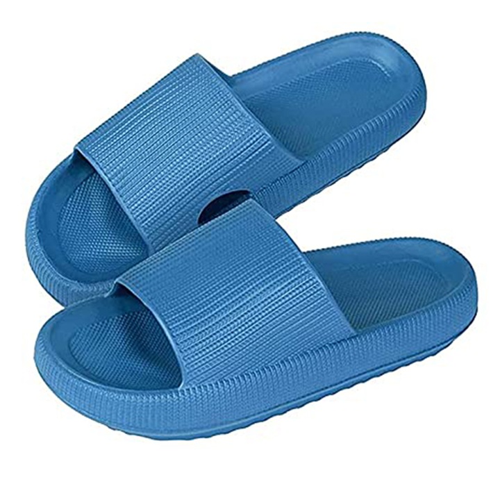 Papuci de casa pentru femei, Spuma EVA, Albastru, 38-39 EU
