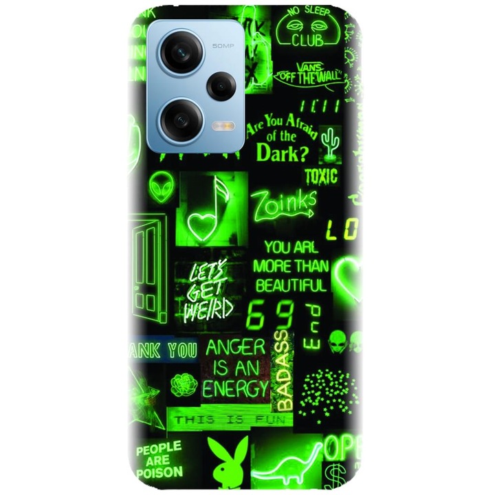 Husa din silicon compatibila cu Xiaomi Redmi Note 12 Pro Plus - model Fresh Green