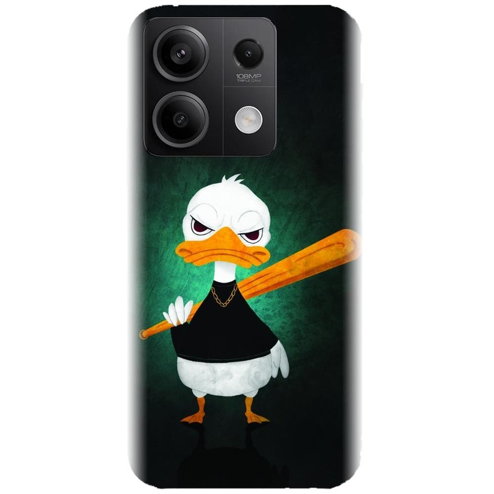 Силиконов капак, съвместим с модел Xiaomi Redmi Note 13 5g - Duck With A Bat