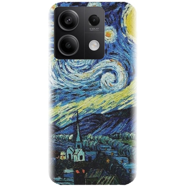 Силиконов калъф, съвместим с Xiaomi Redmi Note 13 5g - Моделът Starry Night