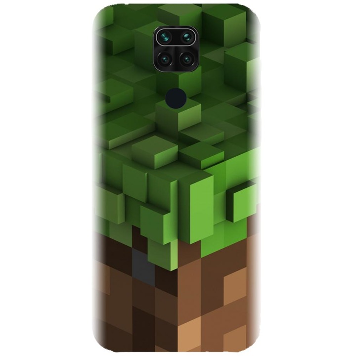 Xiaomi Redmi Note 9 - Minecraft modellel kompatibilis szilikon tok