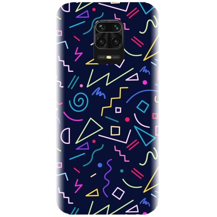 Husa din silicon compatibila cu Xiaomi Redmi Note 9s - model Semne