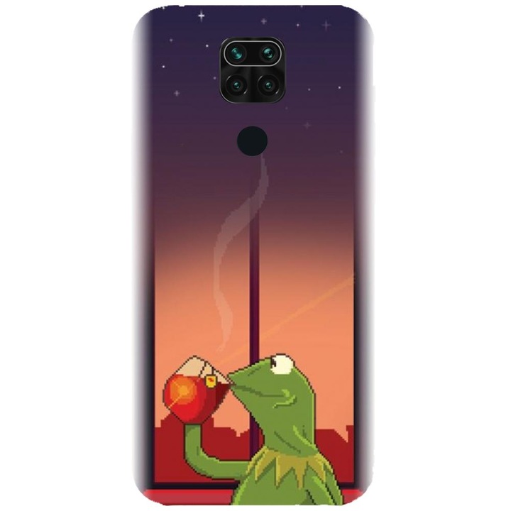 Husa din silicon compatibila cu Xiaomi Redmi Note 9 - model None Of My Business