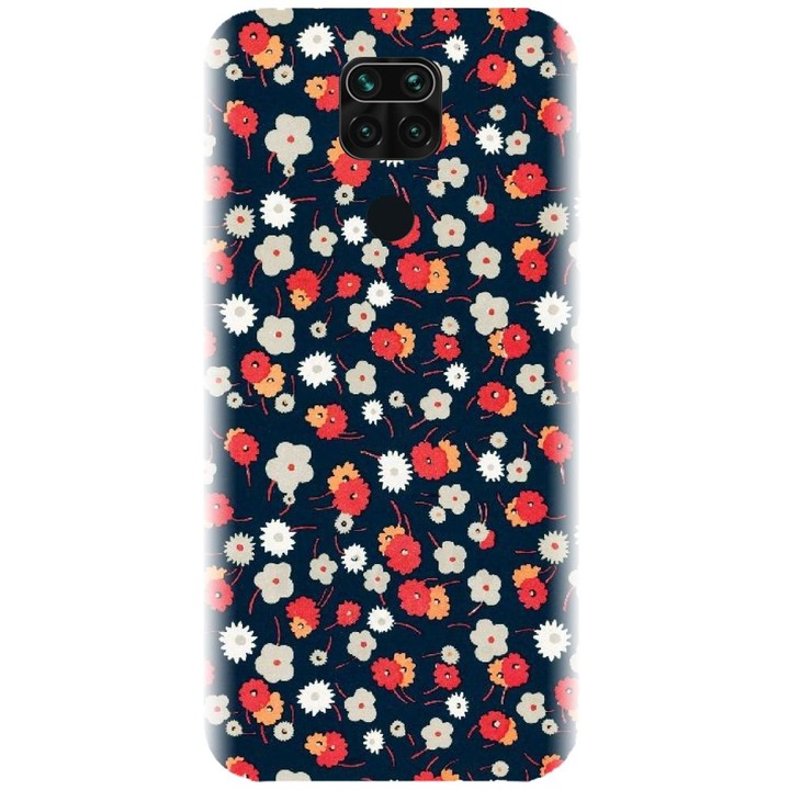 Husa din silicon compatibila cu Xiaomi Redmi Note 9 - model Floral Colorat