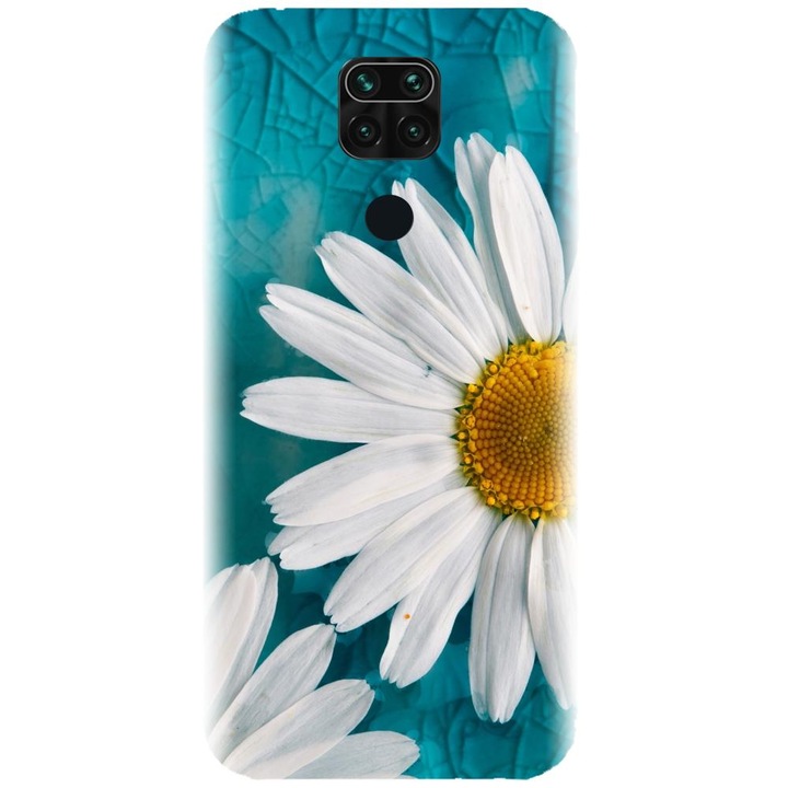 Husa din silicon compatibila cu Xiaomi Redmi Note 9 - model Flower Power