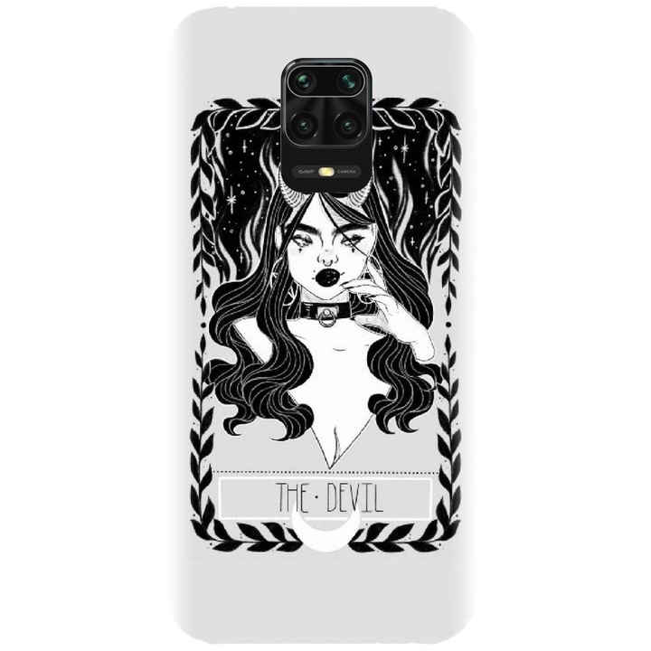 Husa din silicon compatibila cu Xiaomi Redmi Note 9s - model The Devil