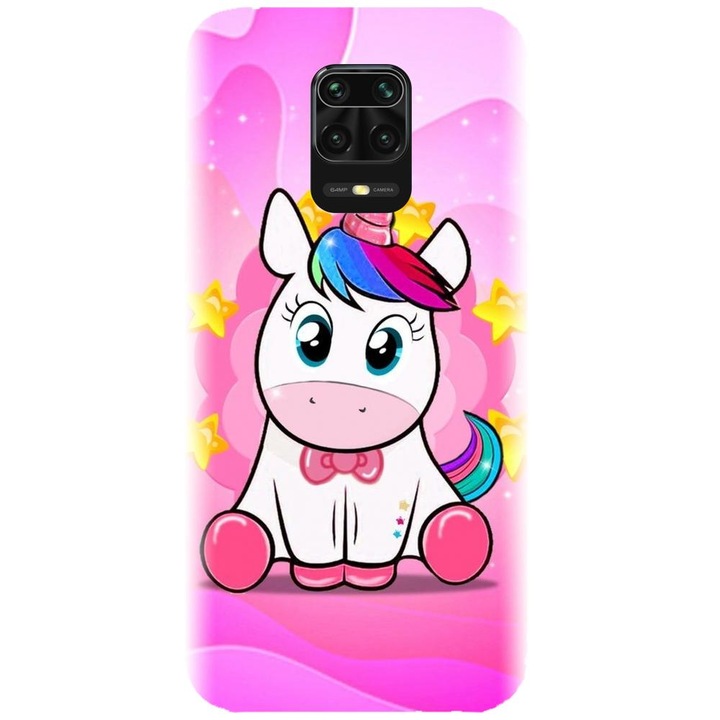 Husa din silicon compatibila cu Xiaomi Redmi Note 9s - model Dream like a Unicorn