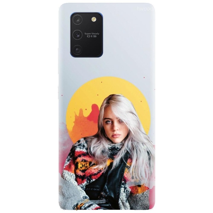 Szilikon tok kompatibilis a Samsung Galaxy S10 Lite/SM-G770F/DS - Billie Eilish modellel