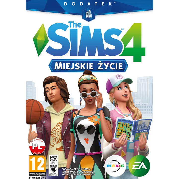 THE SIMS 4 URBAN LIFE, Editie Digitala, PL/EN