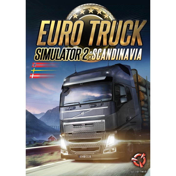 Euro Truck Simulator 2 Scandinavia, extensie pentru PC, versiune digitala, poloneza/engleza