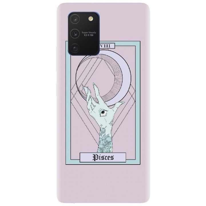 Szilikon tok kompatibilis a Samsung Galaxy S10 Lite/SM-G770F/DS modellel - Tarot Zodiac Pisces modell