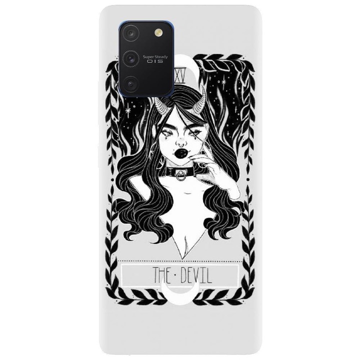 A Samsung Galaxy S10 Lite/SM-G770F/DS telefonnal kompatibilis szilikon borítás - The Devil modell