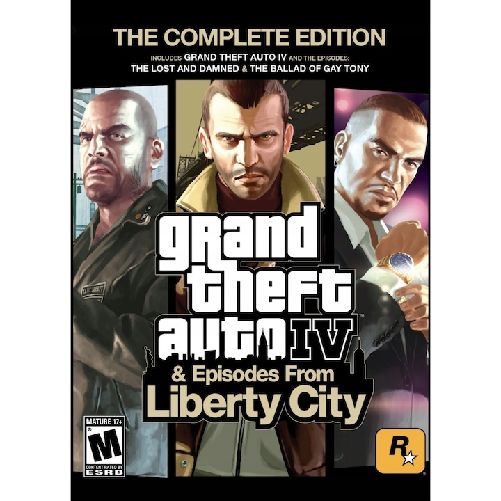 Grand Theft Auto IV Complete Edition, Rockstar, Editie digitala, Multicolor