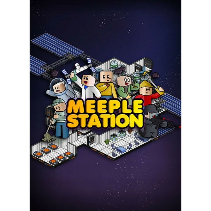 Joc Meeple Station, versiune digitala, Cod Activare Instant Steam