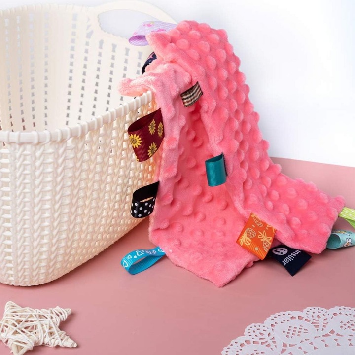 Kényelmes takarókészlet babáknak, többszínű, 25x25cm