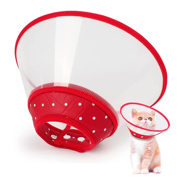 Set guler de protectie pentru animale, multicolor, S:9cm, M:12cm