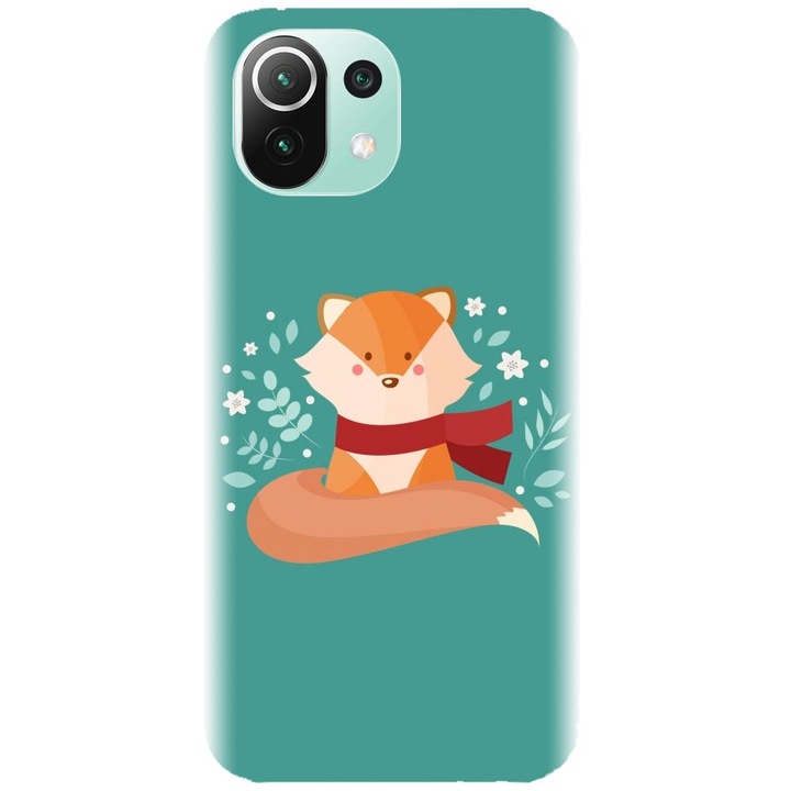 Силиконов кейс съвместим с Xiaomi Mi 11 Lite LTE (4G) / 5G / NE - модел Winter Fox