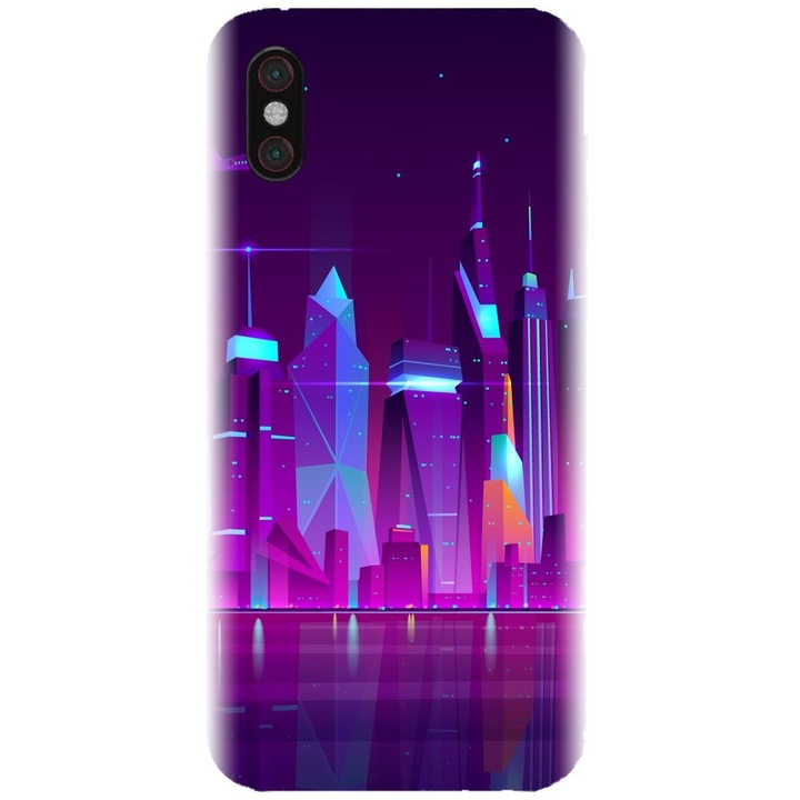 Силиконов калъф, съвместим с модел Xiaomi Mi 8 / Mi 8 Explorer - Town