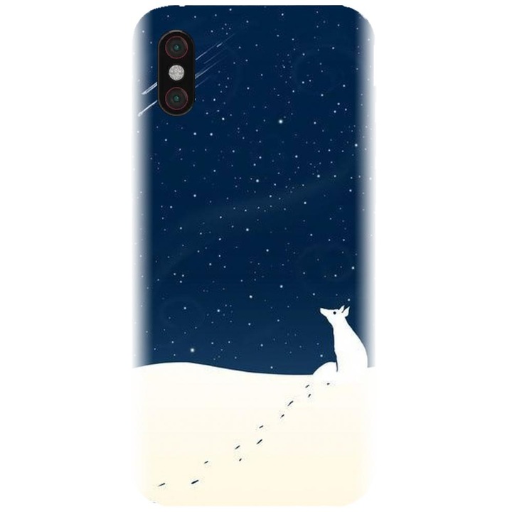 Силиконов капак, съвместим с Xiaomi Mi 8 / Mi 8 Explorer - модел Winter Night