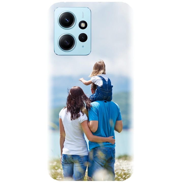 Силиконов капак, съвместим с Xiaomi Redmi 12 4g / 5g - модел Персонализиран с вашето изображение