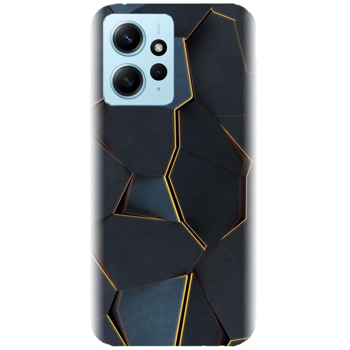 Силиконов кейс съвместим с Xiaomi Redmi 12 4g / 5g - модел Abstract Draw