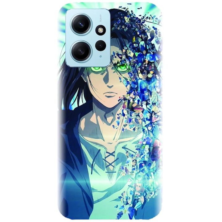 Калъф от силикон, съвместим с Xiaomi Redmi 12 4g / 5g - Аниме модел Aot CSR 1300